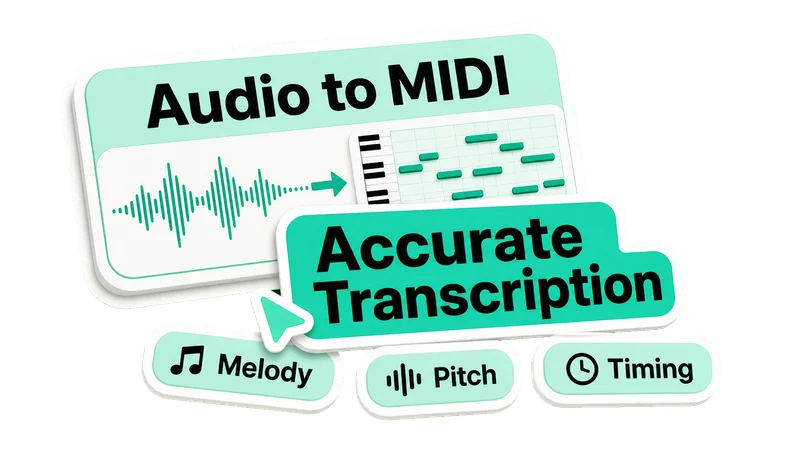 AI audio to MIDI converter- accurate audio to midi transcription
