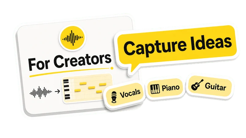 AI audio to MIDI converter- made for producers, musicians, and songwriters
