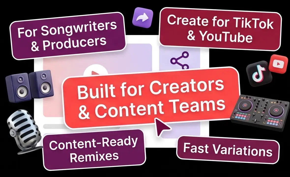 AI music remixer- built for creators, producers, and content teams